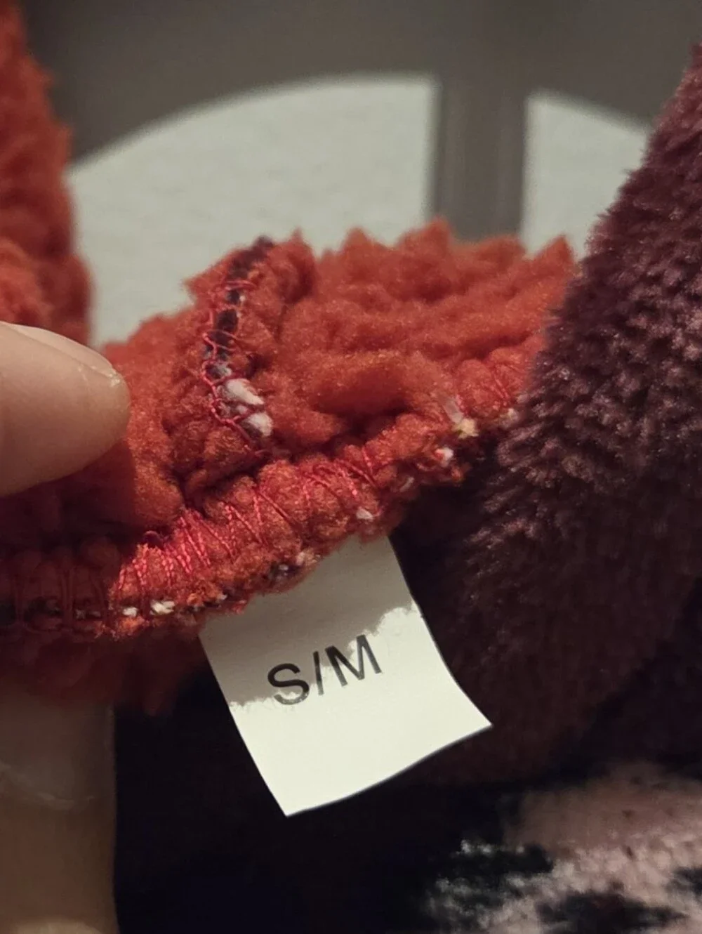 NWT ​Strawberry Shortcake Blanket Hoodie Oversized Fleece Sherpa Maroon S/M